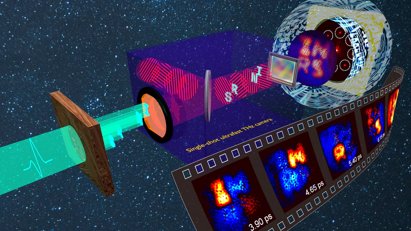 Single-shot ultrafast terahertz photography